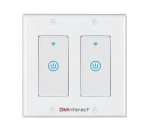 DMInteract Smart Wall Touch 2/3/4 Gang WIFI Switch With Voice Control